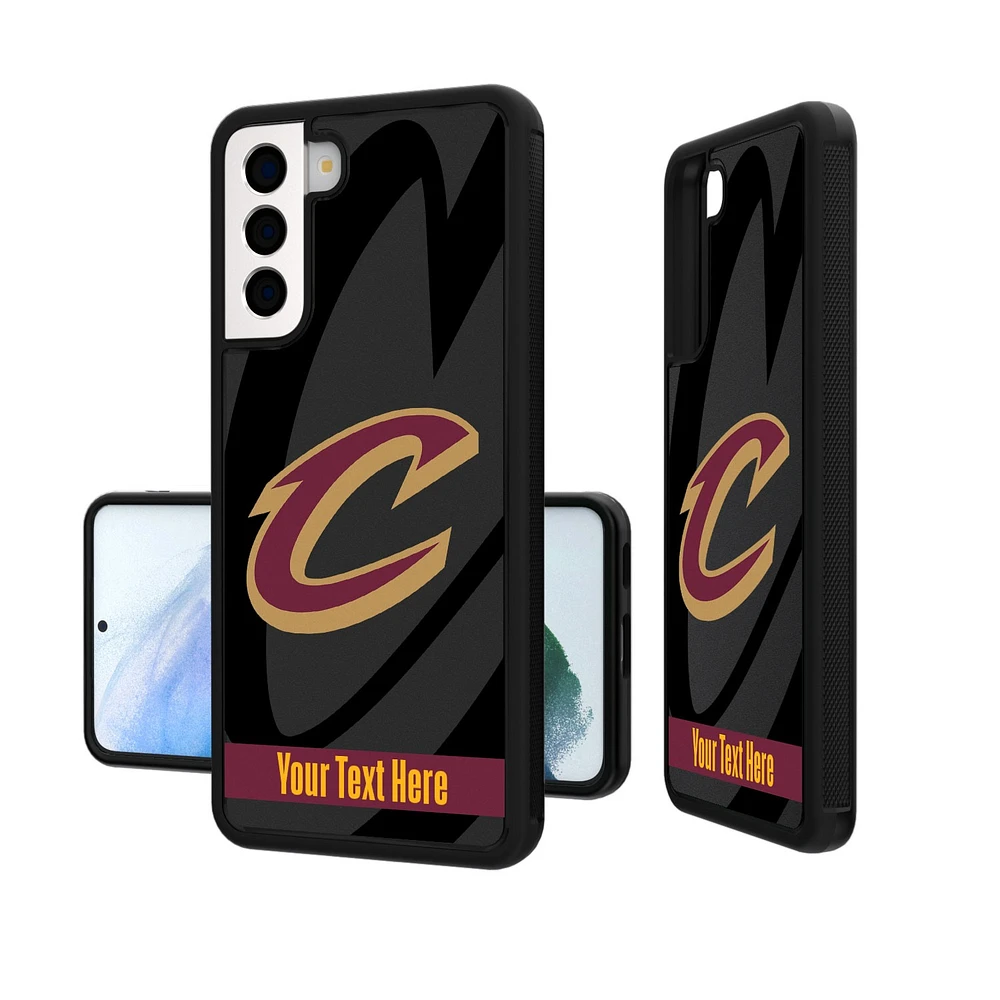 Cleveland Cavaliers Personalized Tilt Design Galaxy Bump Case