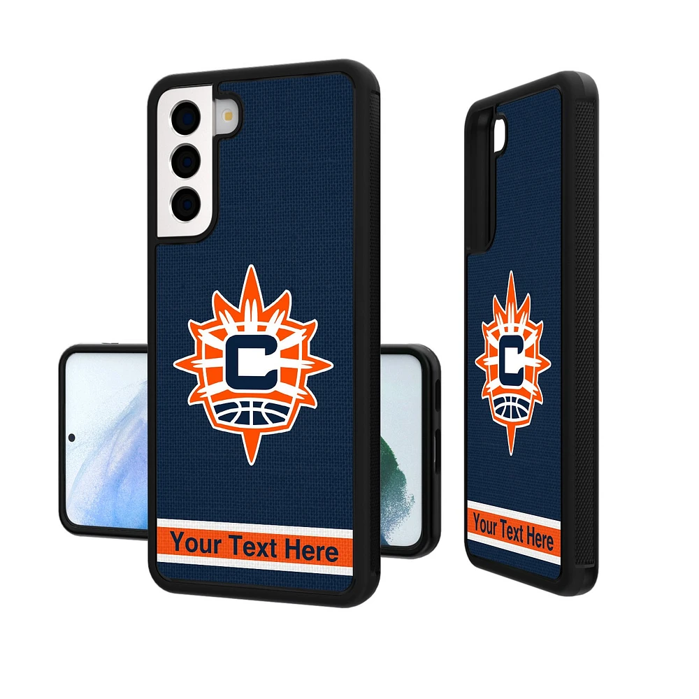 Connecticut Sun Personalized Stripe Galaxy Bump Case