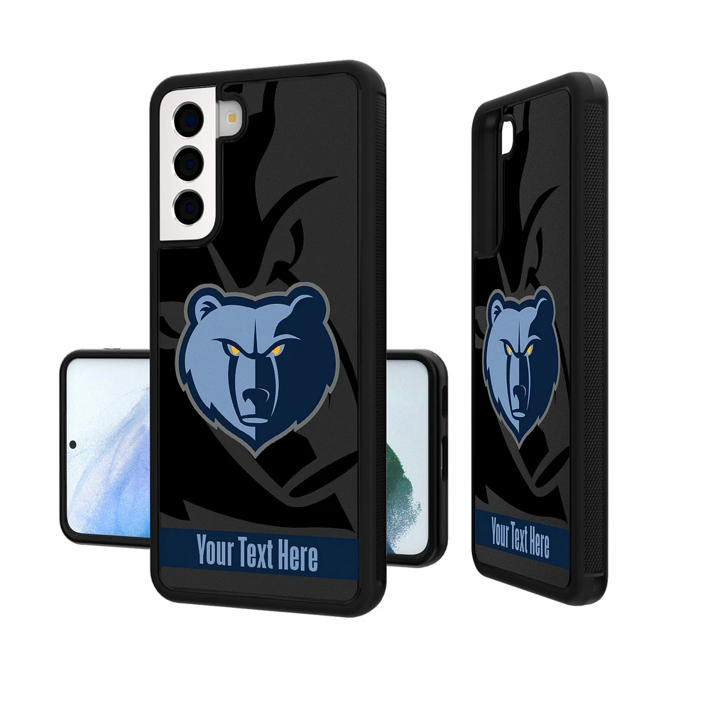 Memphis Grizzlies Personalized Tilt Design Galaxy Bump Case