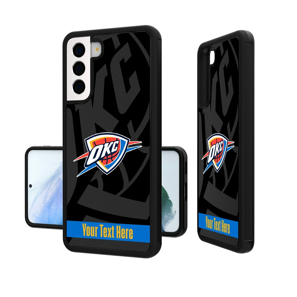 Oklahoma City Thunder Personalized Tilt Design Galaxy Bump Case