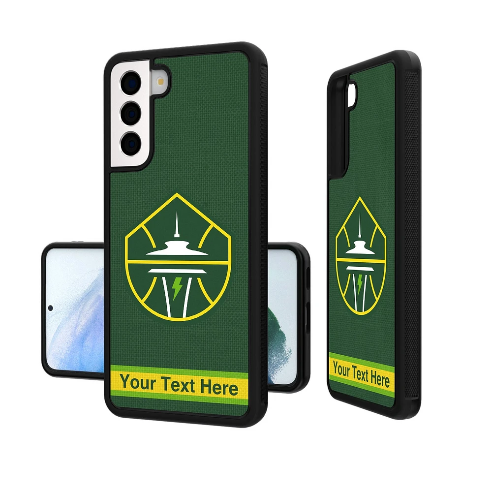 Seattle Storm Personalized Stripe Galaxy Bump Case
