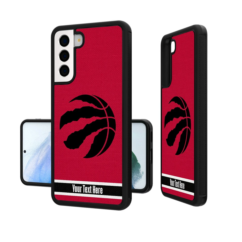 Toronto Raptors Personalized Stripe Galaxy Bump Case