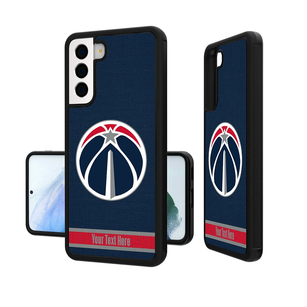 Washington Wizards Personalized Stripe Galaxy Bump Case