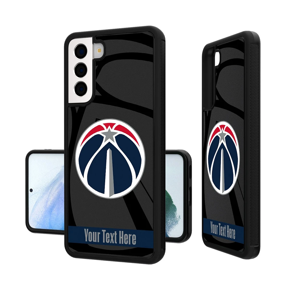 Washington Wizards Personalized Tilt Design Galaxy Bump Case