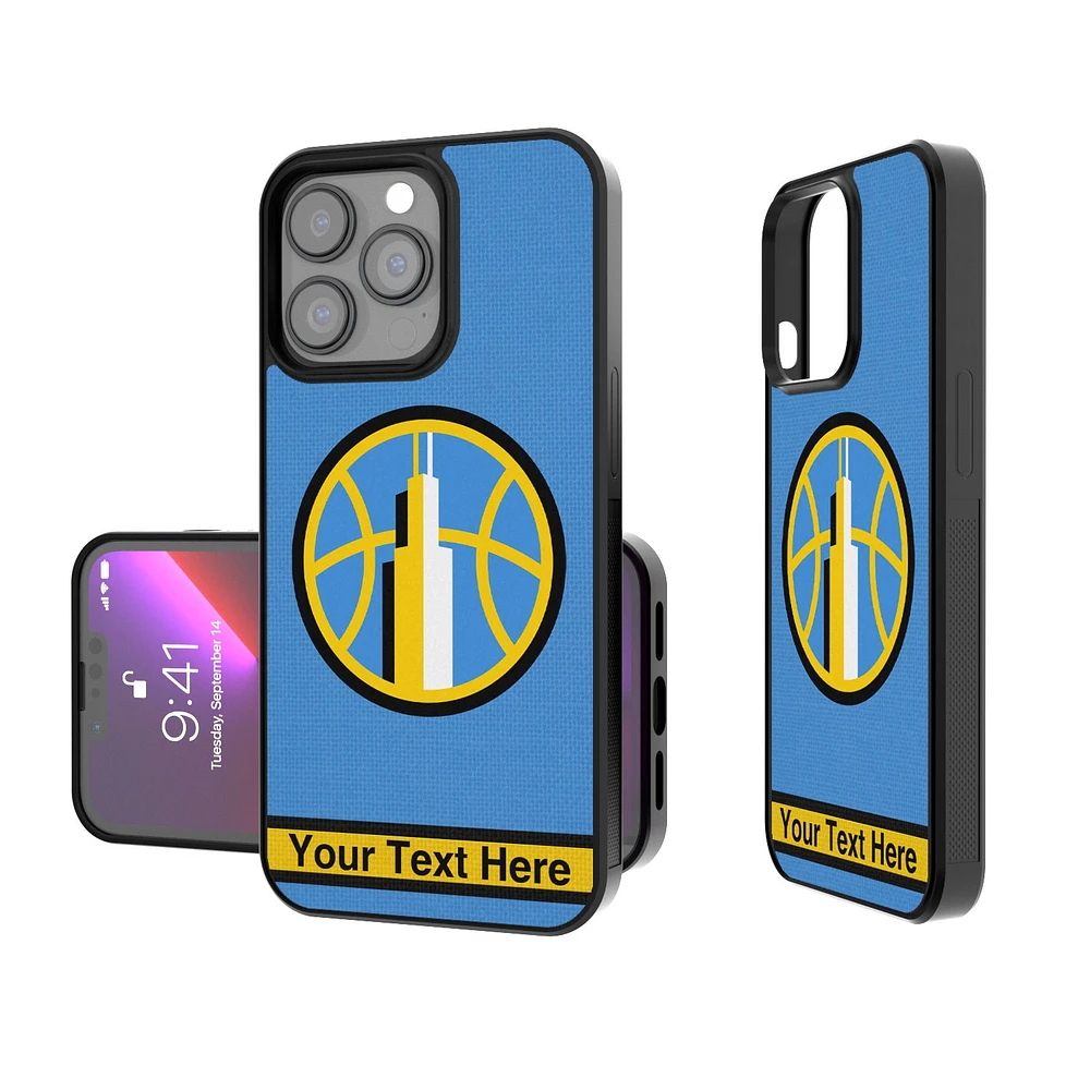 Chicago Sky Personalized Stripe Design iPhone Bump Case
