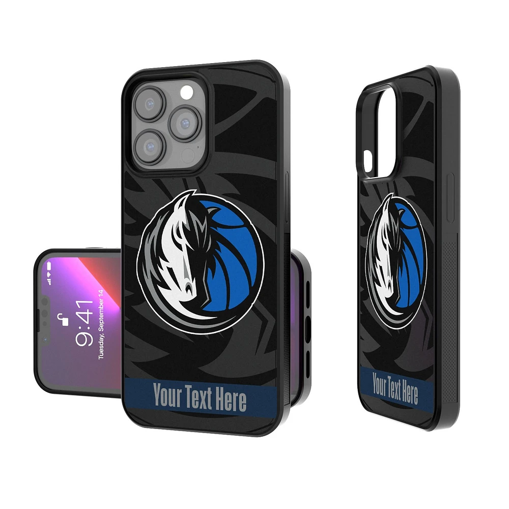 Dallas Mavericks Personalized Tilt Design iPhone Bump Case