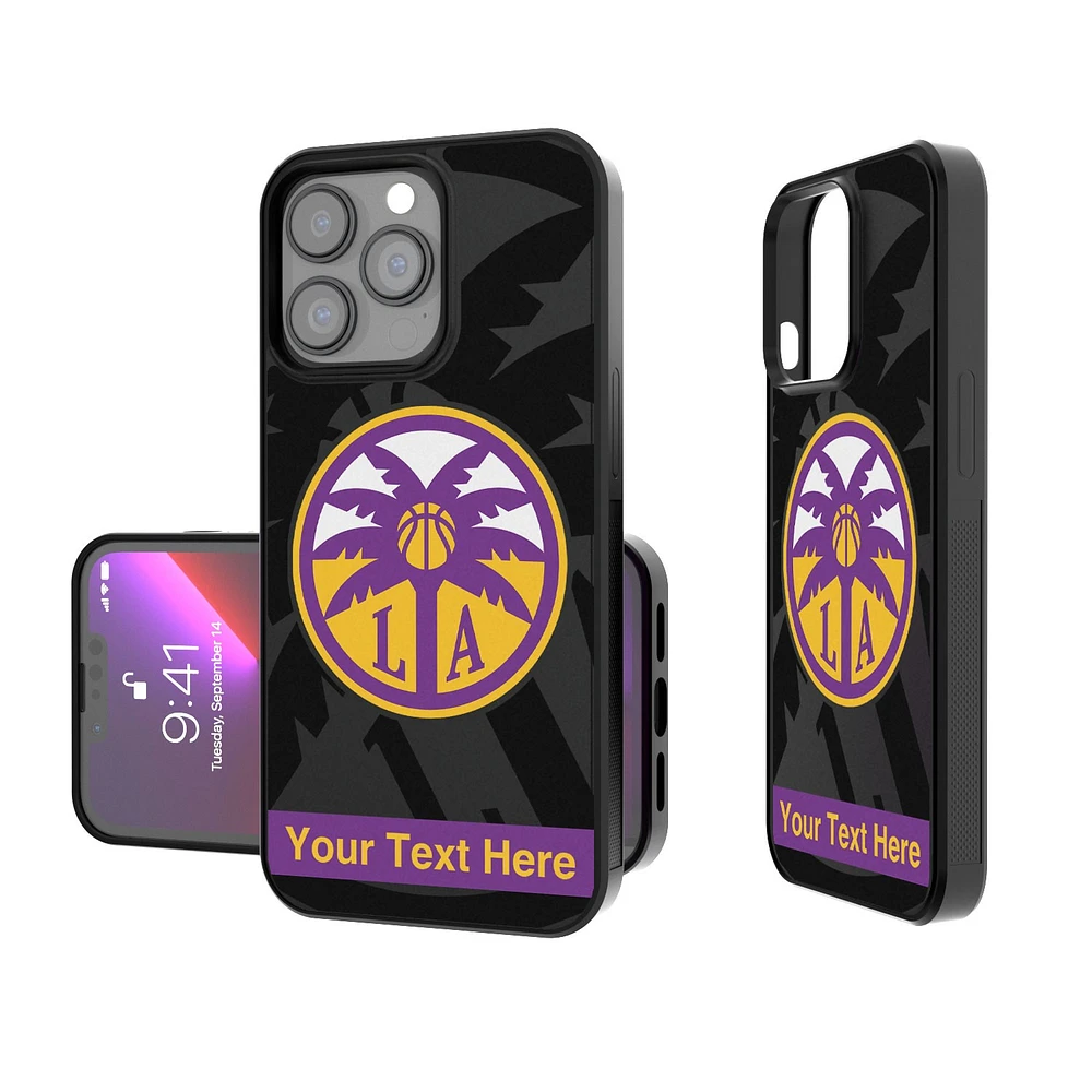 Los Angeles Sparks Personalized Tilt Design iPhone Bump Case