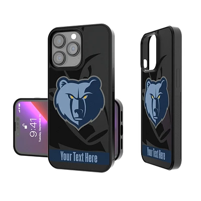 Memphis Grizzlies Personalized Tilt Design iPhone Bump Case