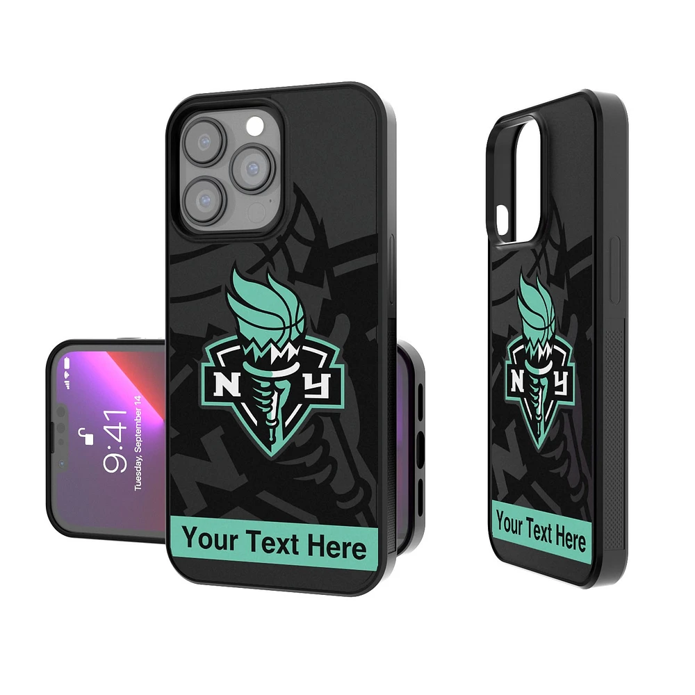 New York Liberty Personalized Tilt Design iPhone Bump Case