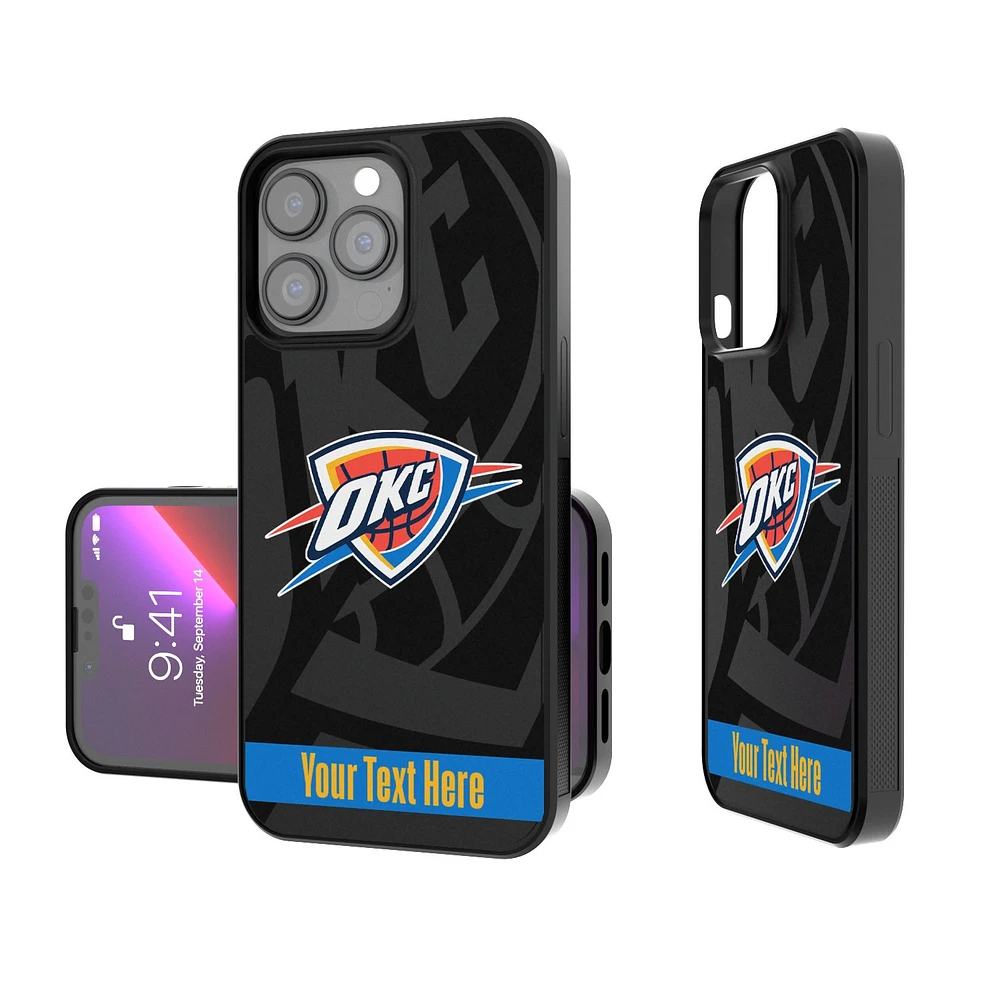 Oklahoma City Thunder Personalized Tilt Design iPhone Bump Case