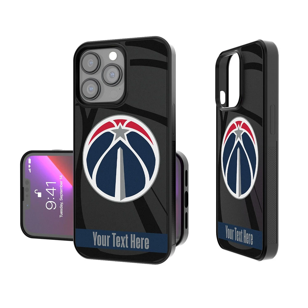 Washington Wizards Personalized Tilt Design iPhone Bump Case