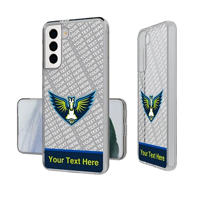 Dallas Wings Personalized Tilt Design Galaxy Clear Case