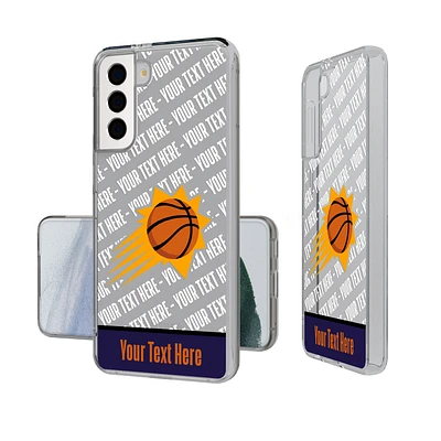 Phoenix Suns Personalized Tilt Design Galaxy Clear Case