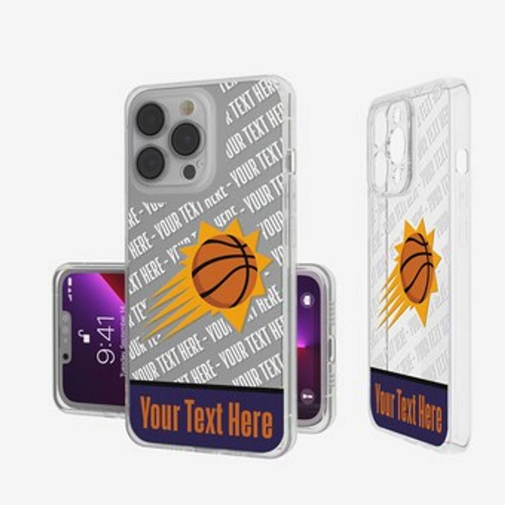 Phoenix Suns Personalized Tilt Design iPhone Clear Case