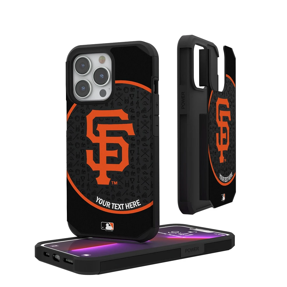 San Francisco Giants iPhone Circle Design Personalized Rugged Case
