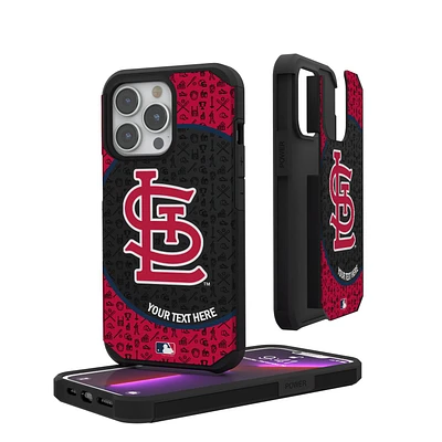 St. Louis Cardinals iPhone Circle Design Personalized Rugged Case