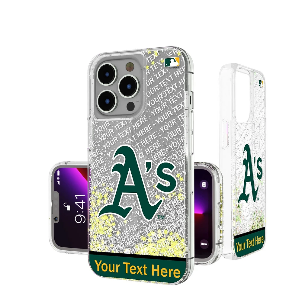 Athletics iPhone Personalized Glitter Case