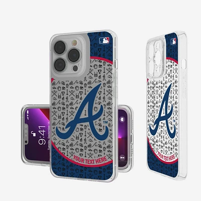 Atlanta Braves Circle Design iPhone Clear Case