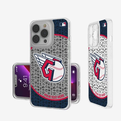 Cleveland Guardians Circle Design iPhone Clear Case