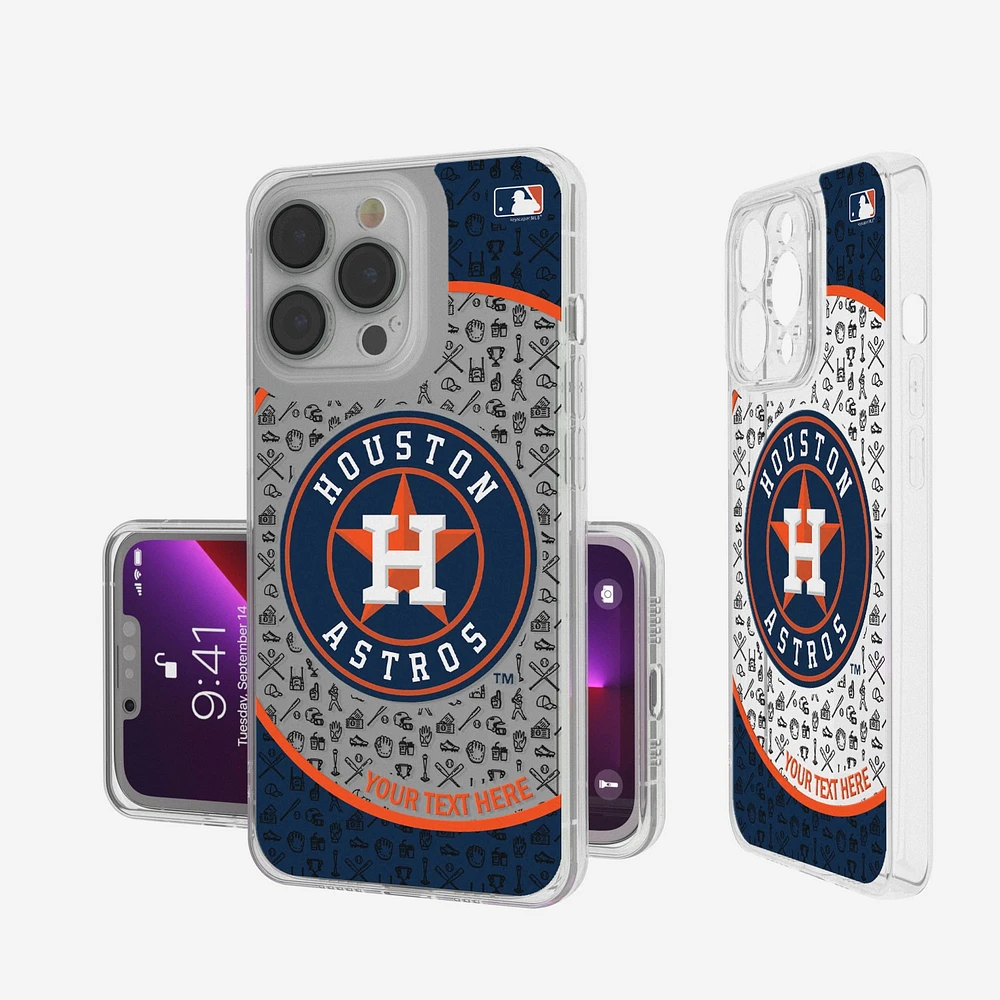Houston Astros Circle Design iPhone Clear Case