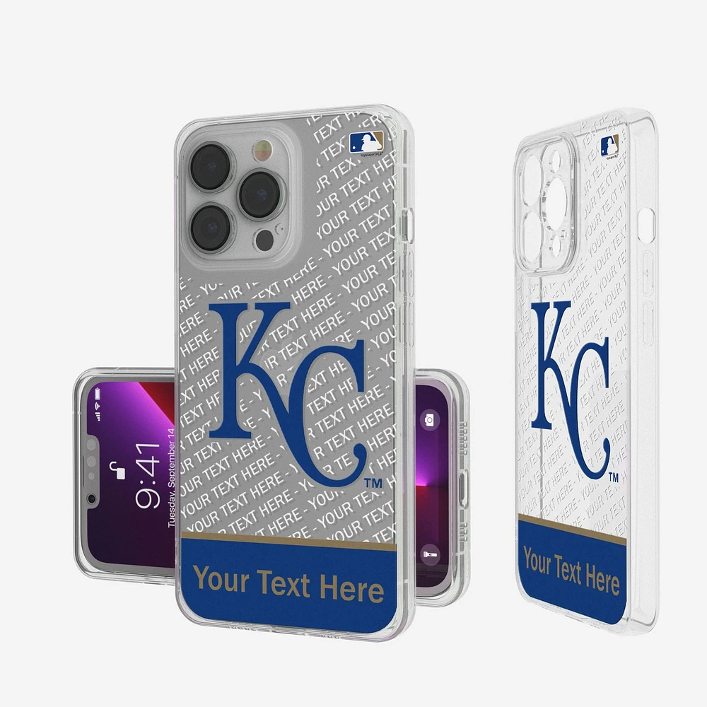 Kansas City Royals Endzone Design iPhone Clear Case