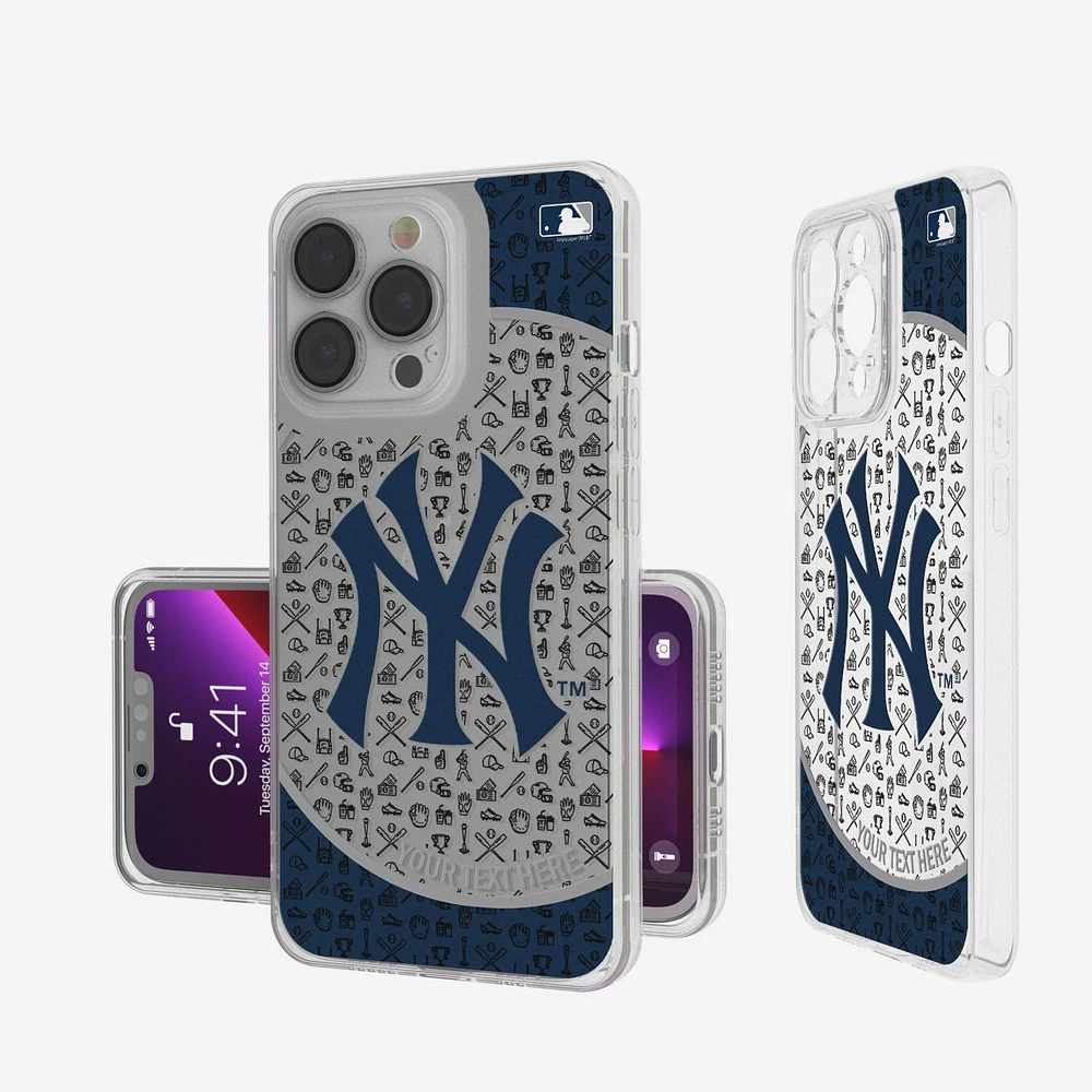 New York Yankees Circle Design iPhone Clear Case