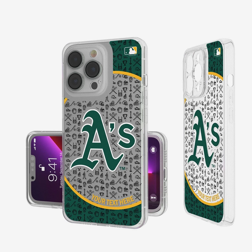 Athletics Circle Design iPhone Clear Case