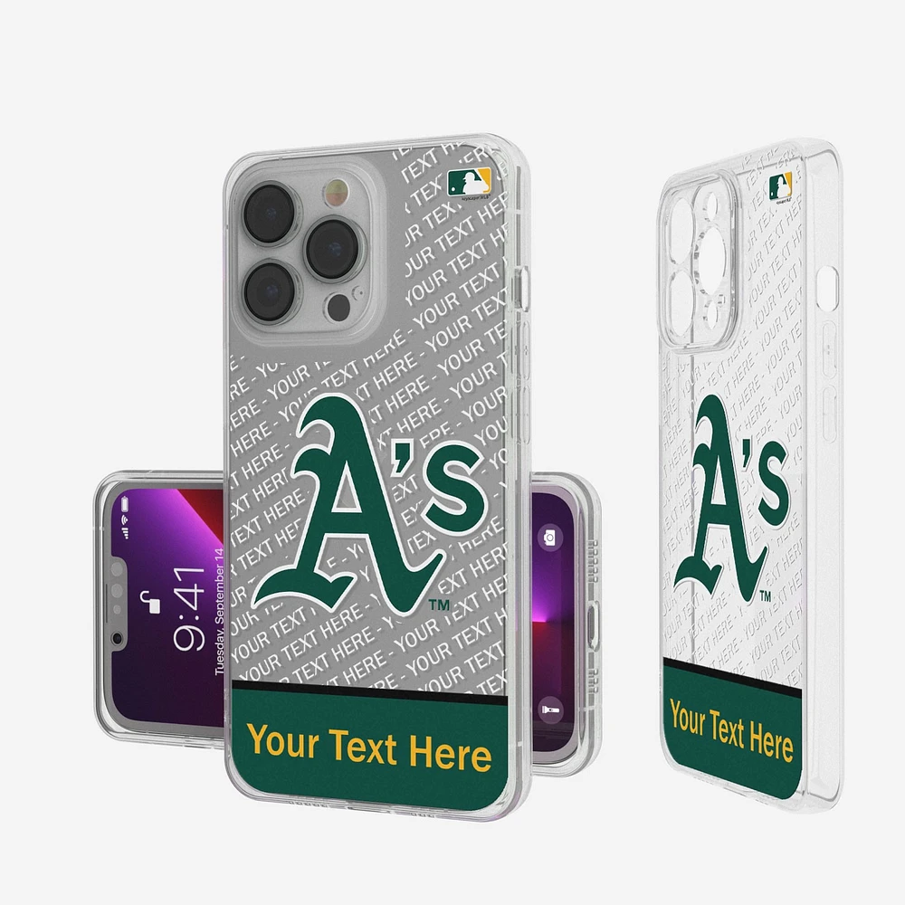 Athletics Endzone Design iPhone Clear Case