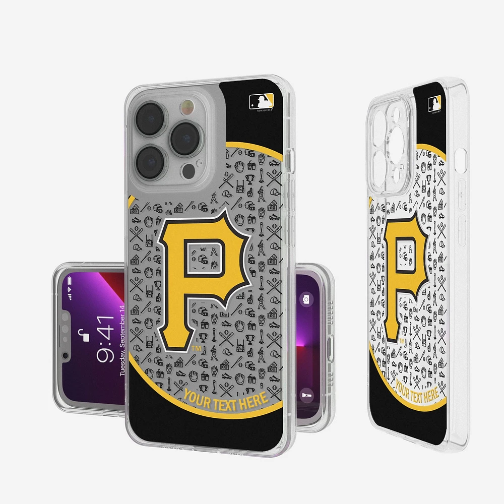 Pittsburgh Pirates Circle Design iPhone Clear Case