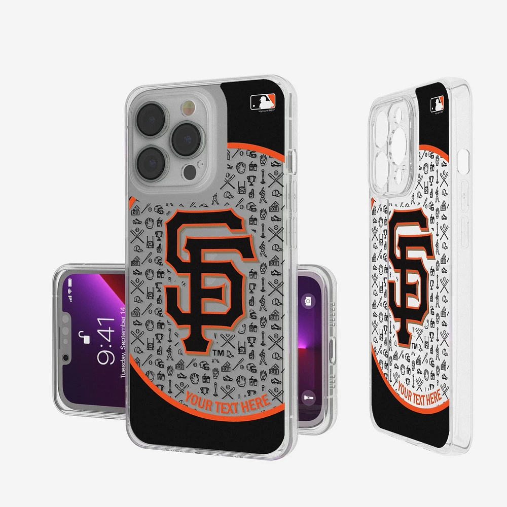 San Francisco Giants Circle Design iPhone Clear Case