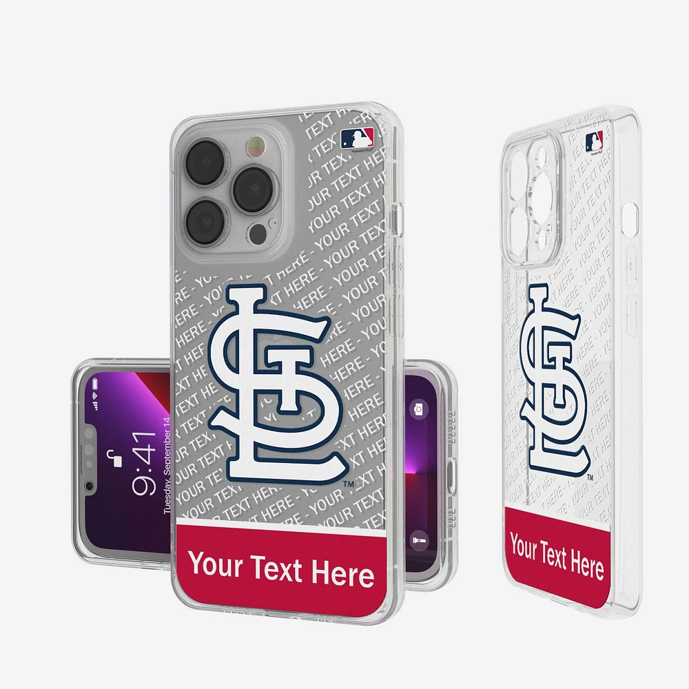 St. Louis Cardinals Endzone Design iPhone Clear Case