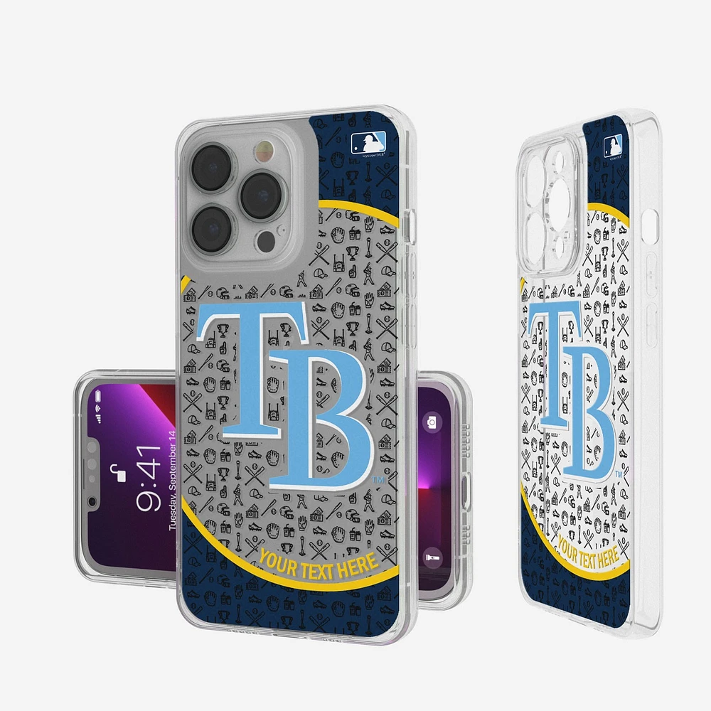 Tampa Bay Rays Circle Design iPhone Clear Case