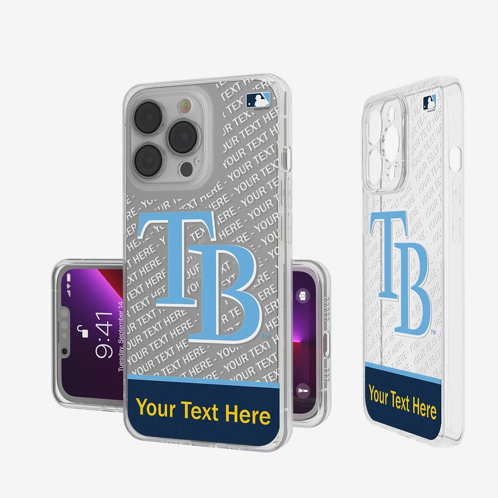 Tampa Bay Rays Endzone Design iPhone Clear Case
