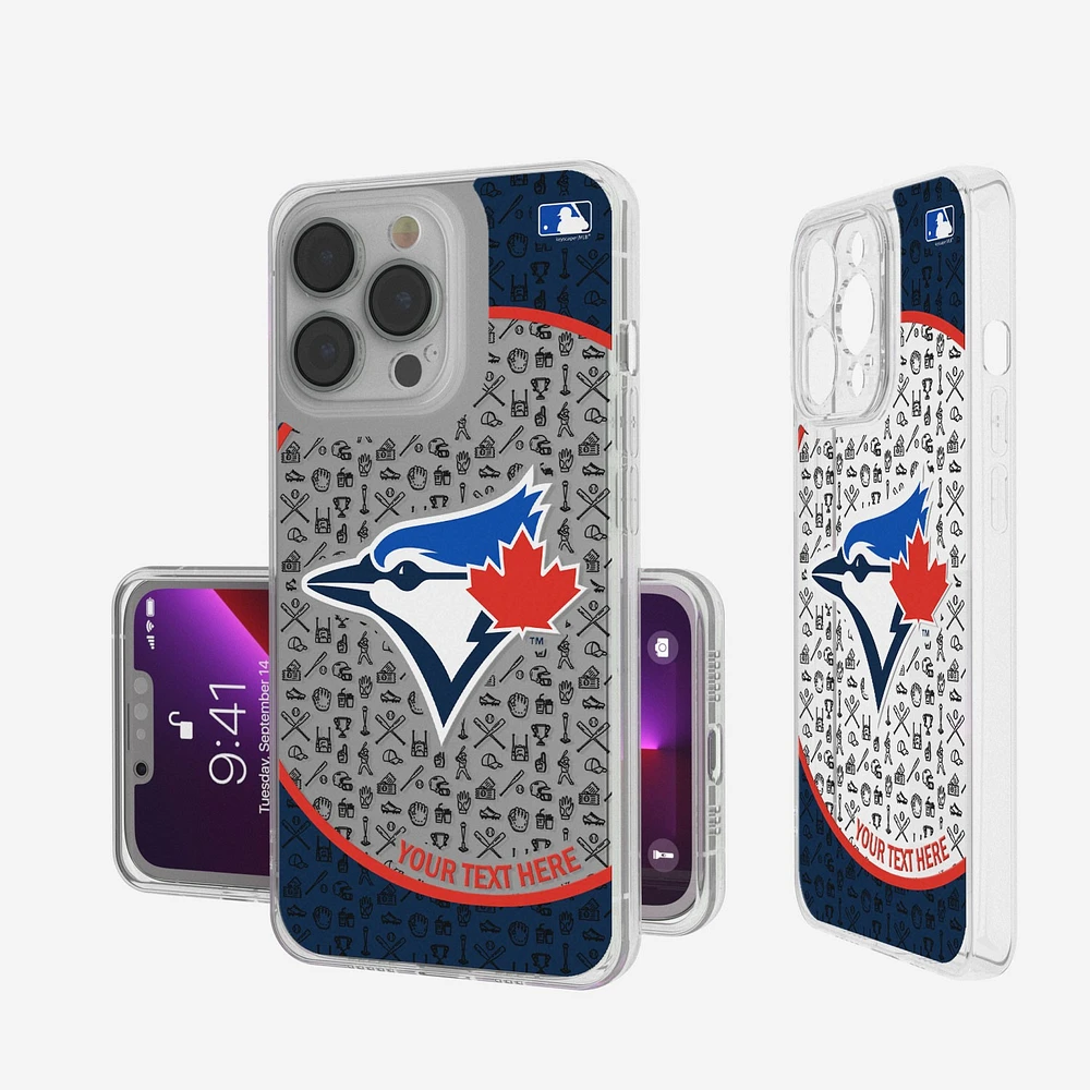 Toronto Blue Jays Circle Design iPhone Clear Case
