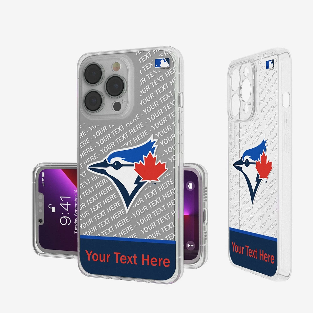 Toronto Blue Jays Endzone Design iPhone Clear Case