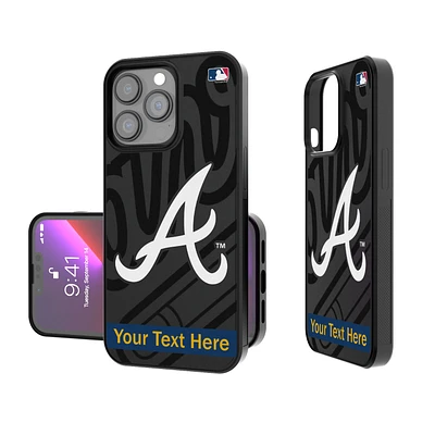 Atlanta Braves Tilt Design Personalized iPhone Bump Case