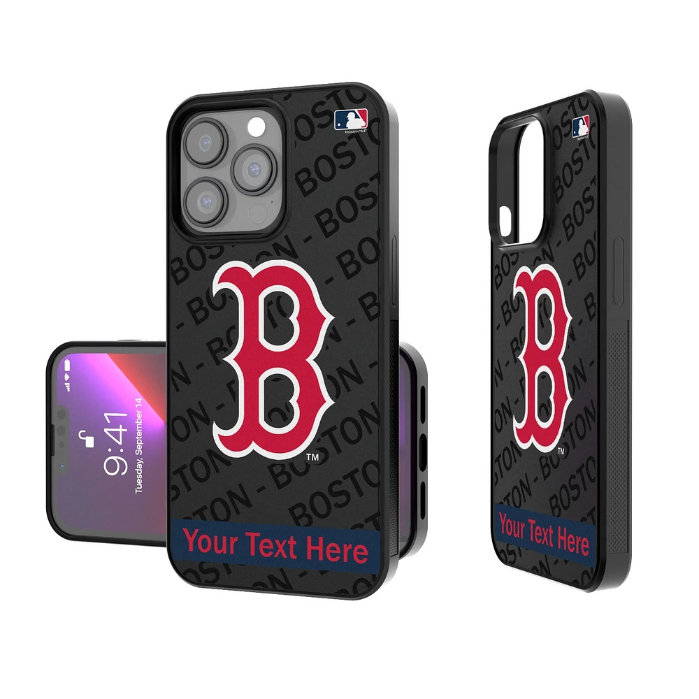Boston Red Sox Tilt Design Personalized iPhone Bump Case