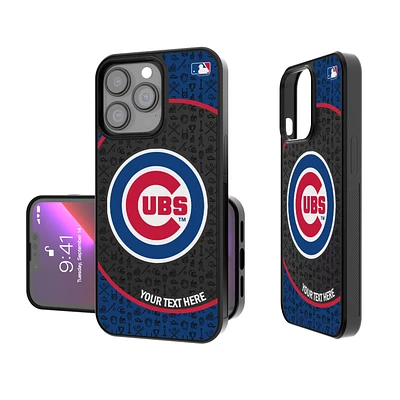 Chicago Cubs Circle Design Personalized iPhone Bump Case