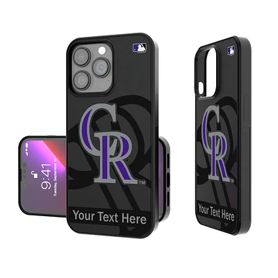Colorado Rockies Tilt Design Personalized iPhone Bump Case