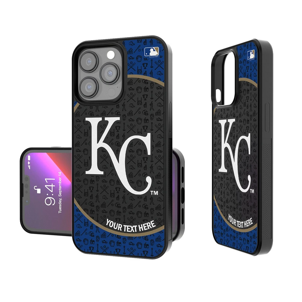 Kansas City Royals Circle Design Personalized iPhone Bump Case