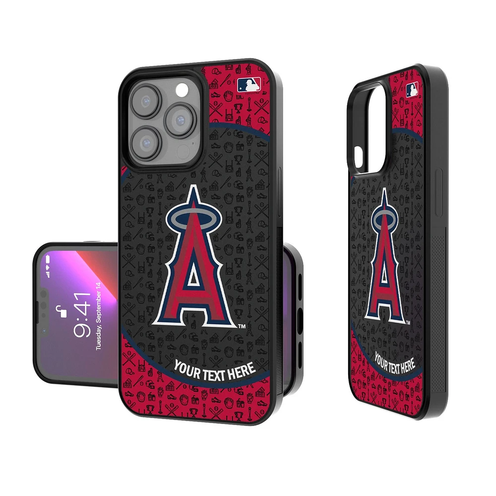 Los Angeles Angels Circle Design Personalized iPhone Bump Case