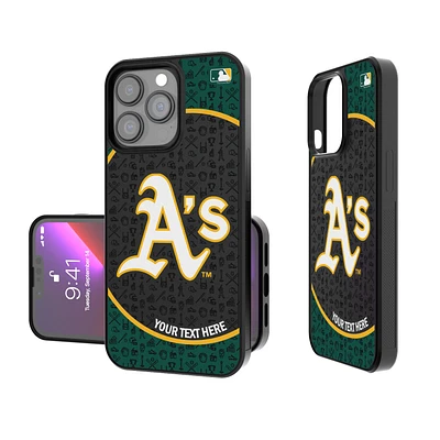 Athletics Circle Design Personalized iPhone Bump Case