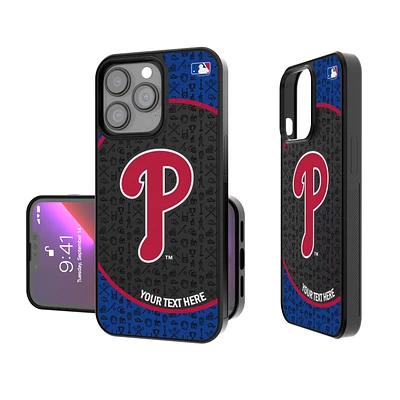 Philadelphia Phillies Circle Design Personalized iPhone Bump Case