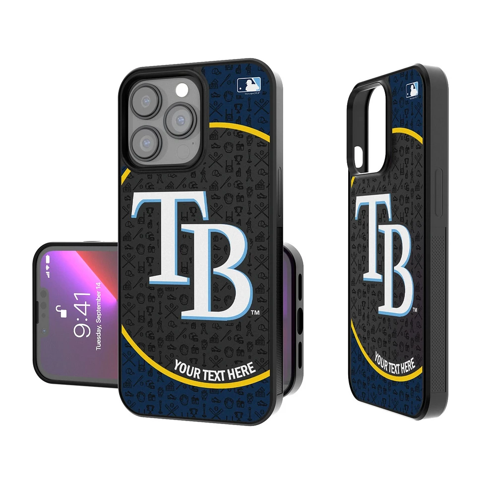Tampa Bay Rays Circle Design Personalized iPhone Bump Case