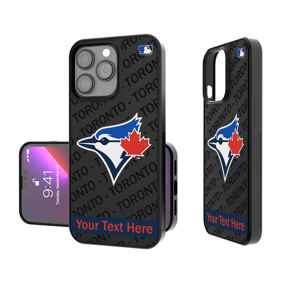 Toronto Blue Jays Tilt Design Personalized iPhone Bump Case