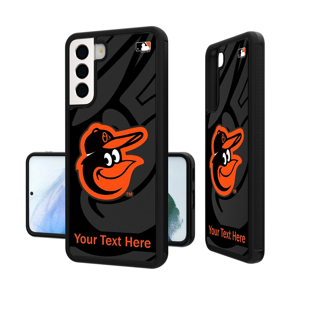 Baltimore Orioles Tilt Design Personalized Galaxy Bump Case