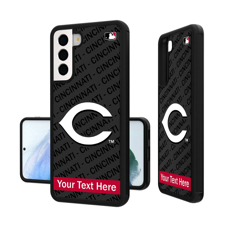 Cincinnati Reds Tilt Design Personalized Galaxy Bump Case