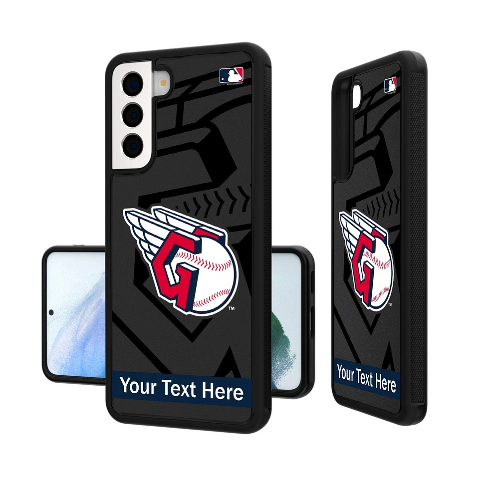 Cleveland Guardians Tilt Design Personalized Galaxy Bump Case