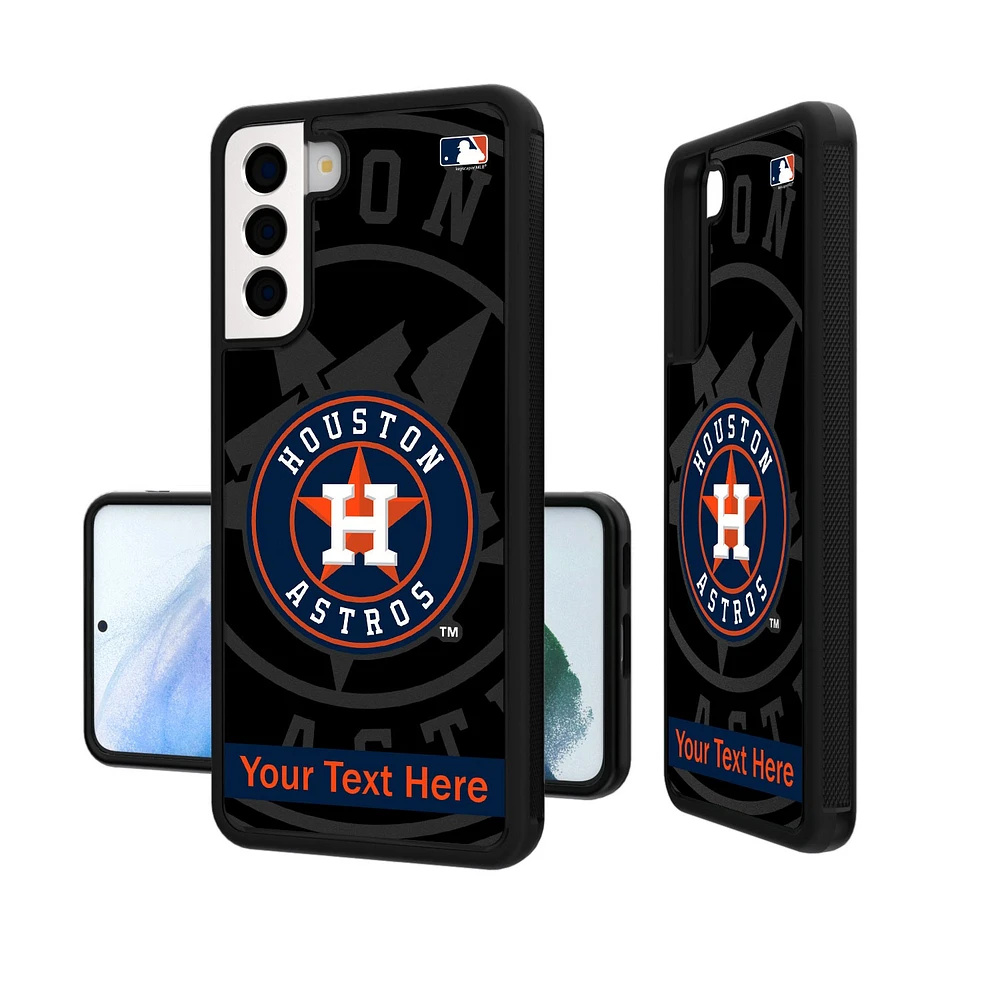 Houston Astros Tilt Design Personalized Galaxy Bump Case
