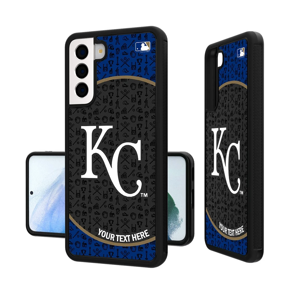 Kansas City Royals Circle Design Personalized Galaxy Bump Case